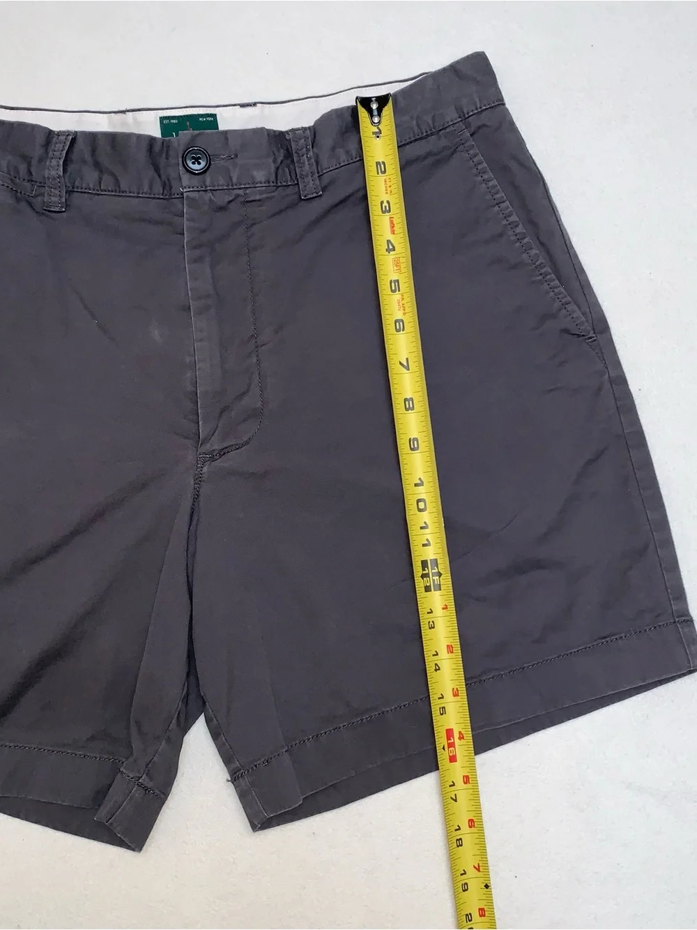 J. Crew Portsider Shorts Mens 32 , 7 Inseam Stretch Cotton Gray CH148 Oarsman